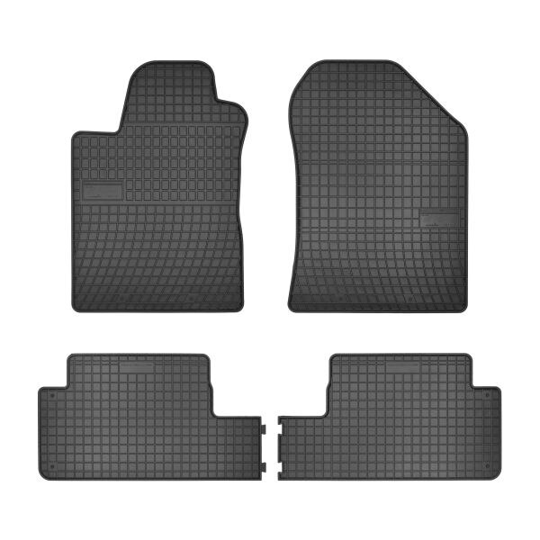 Set 4 covorase auto MAMMOOTH, Cauciuc, pentru TOYOTA COROLLA VERSO 2004-2009 VAN, Negru