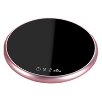 inlcazitor electric smart pentru cana de cafea ceai lapte sau alte bauturi pentru mentinerea calda a bauturilor cu afisaj lcd si butoane touch-roz imagen 37_0_
0