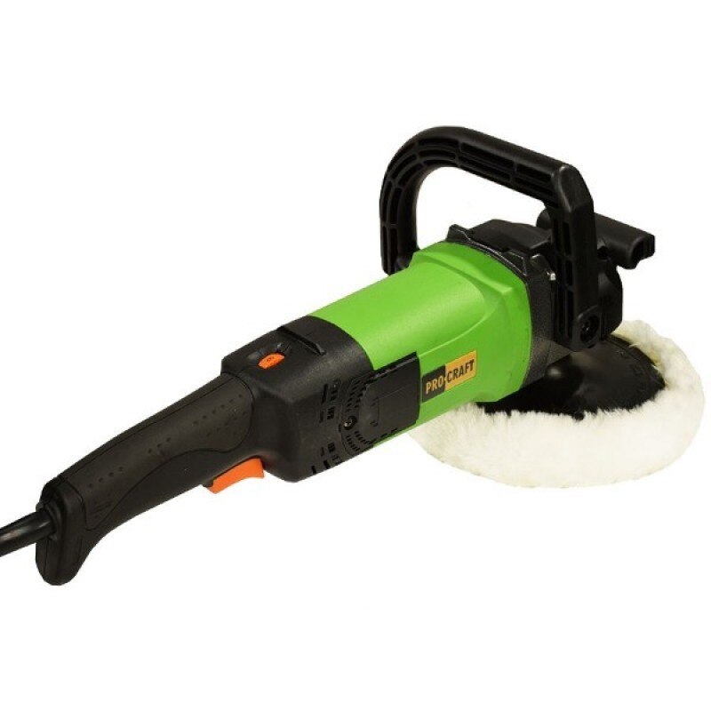 Полираща машина PROCRAFT PM2100, 2100W, Диаметър 180mm, Вариатор на ...