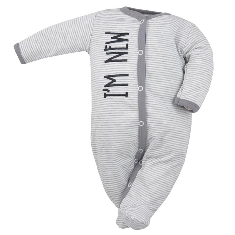 Salopeta cu maneca lunga pentru copii Koala I'm New 08-365, Gri, 56 cm