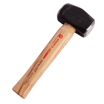 Ciocan patrat 1100 g cu cap din otel carbon, maner de lemn Hickory, Spear & Jackson Ciocan patrat 1100 g cu cap din otel carbon, maner de lemn Hickory, Spear & Jackson