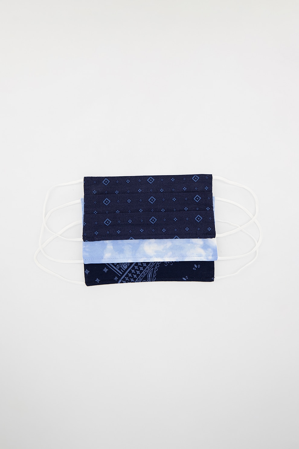 GAP, Set de masti reutilizabile - 3 piese, Bleumarin, Onesize Standard