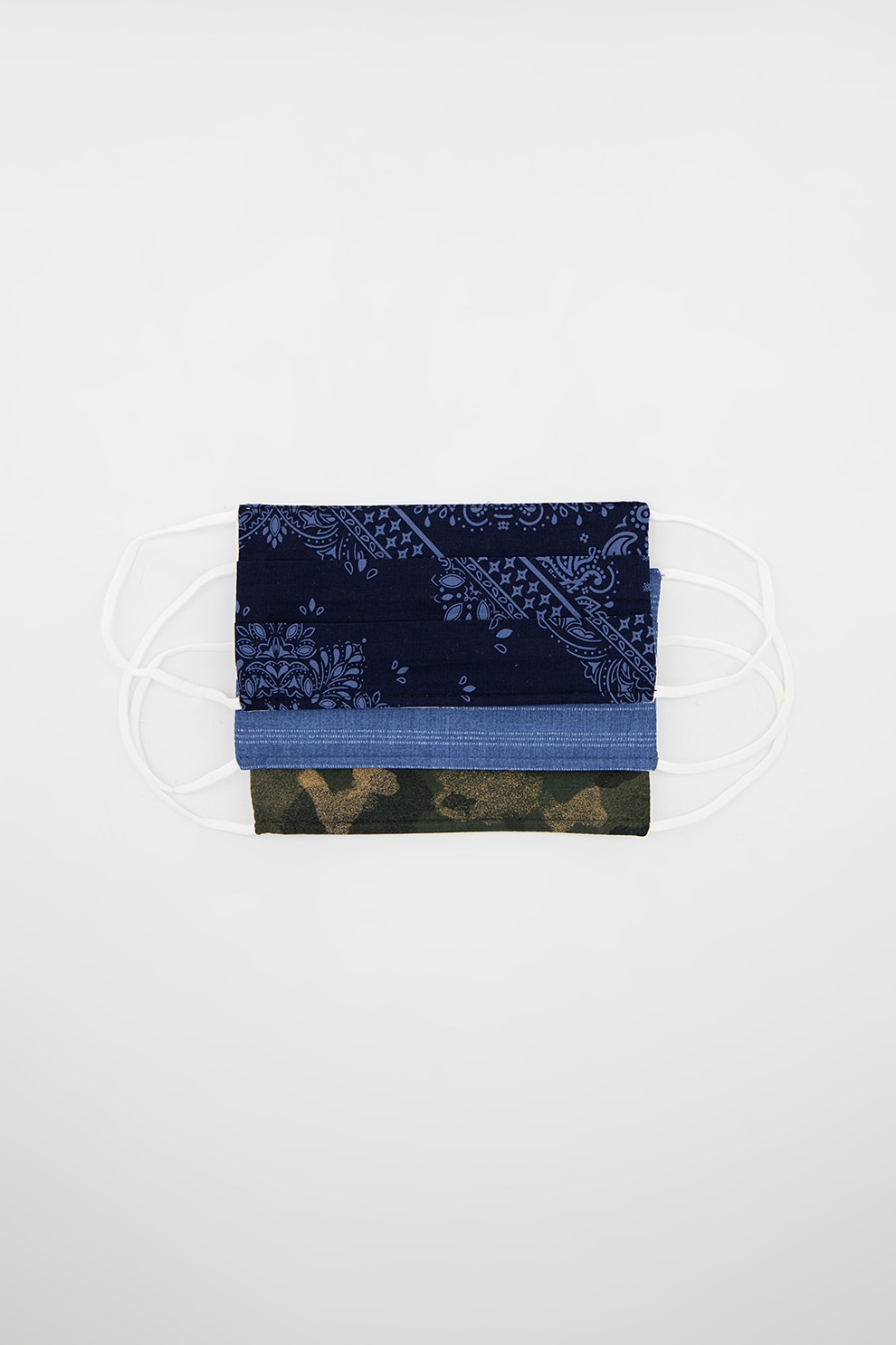 GAP, Set de masti faciale unisex reutilizabile - 3 piese, Albastru, ONE SIZE Standard