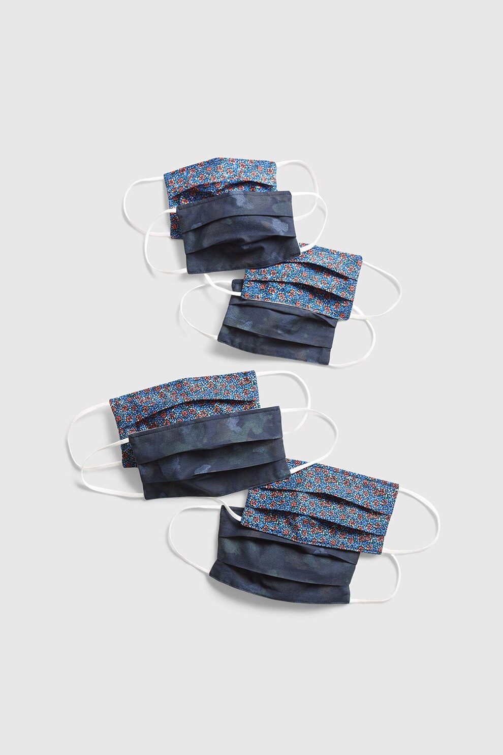 GAP, Set de masti faciale reutilizabile unisex - 8 piese, Bleumarin