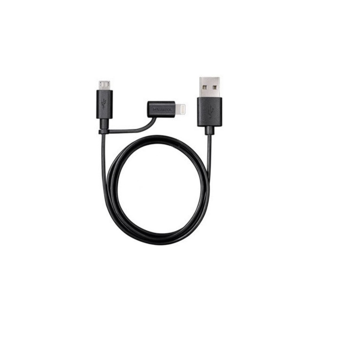 Incarcator auto dual port 1A 2.1A mufe microUSB si Lightning