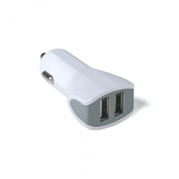 Incarcator Auto Celly, Smart Charge, 2 x USB 3.4 A, Alb Incarcator Auto Celly, Smart Charge, 2 x USB 3.4 A, Alb