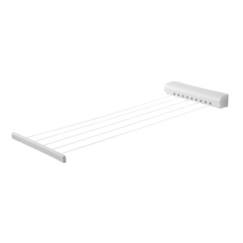 Uscator rufe pentru perete, Zola®, brate din plastic, 20 m, culoare alb, cu montare pe perete Uscator rufe pentru perete, Zola®, brate din plastic, 20 m, culoare alb, cu montare pe perete