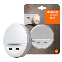 lampa led de veghe ledvance lunetta cu senzor zi-noapte 2xusb 13w 3 lm a lumina calda 3000k 220-240v imagen 22_0_
0