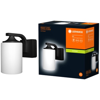 Aplica exterior Ledvance Endura Classic, E27, 220-240V, IP44, montaj aplicat, Aluminiu, Negru Aplica exterior Ledvance Endura Classic, E27, 220-240V, IP44, montaj aplicat, Aluminiu, Negru