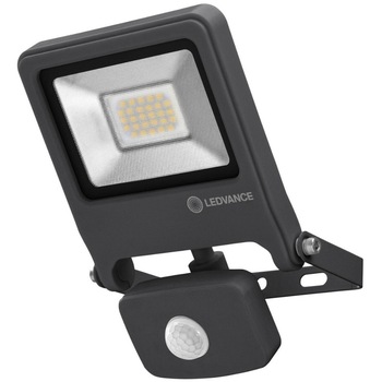 Proiector LED Ledvance Endura, cu senzor lumina/miscare (PIR), 20W, 1700 lm, lumina calda (3000K), IP44, Aluminiu Proiector LED Ledvance Endura, cu senzor lumina/miscare (PIR), 20W, 1700 lm, lumina calda (3000K), IP44, Aluminiu