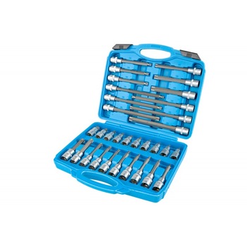 Set chei extensie TORX 1/2 , 32 piese ,KP19 Set chei extensie TORX 1/2 , 32 piese ,KP19