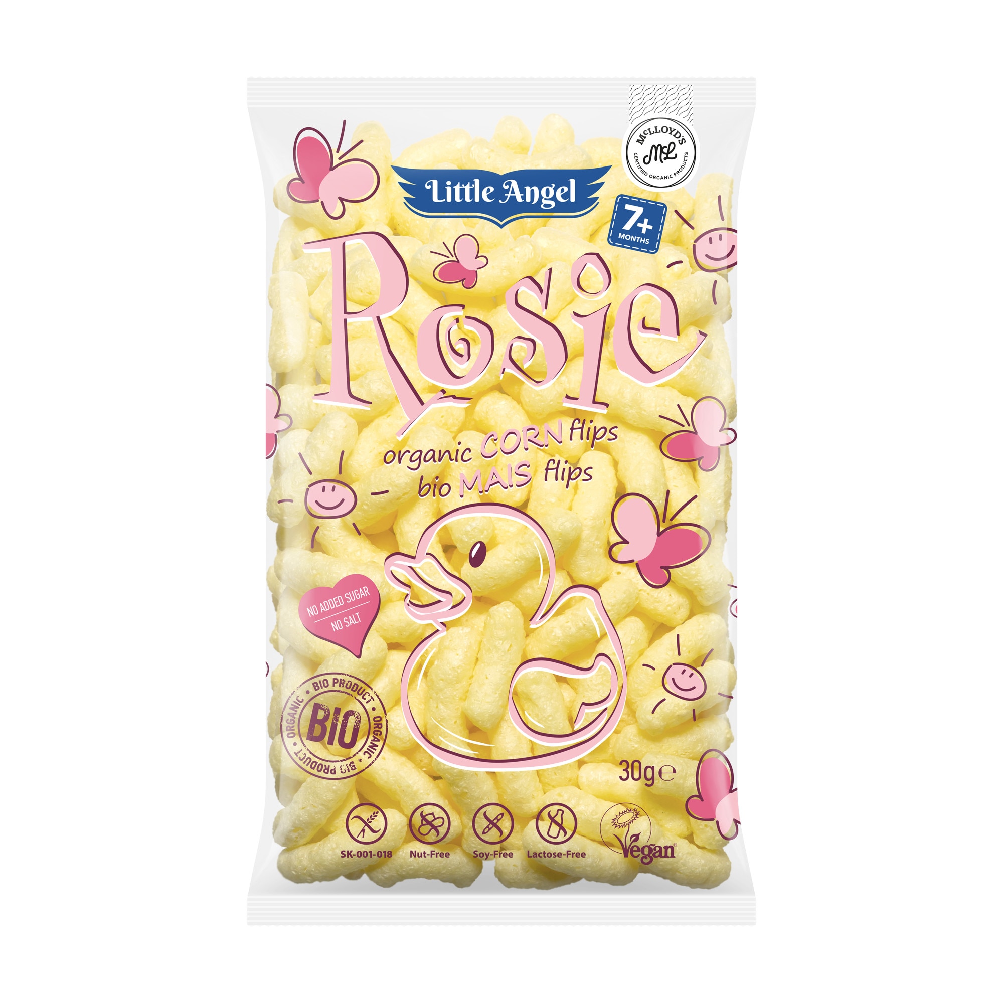 Pufuleti Eco din porumb Rosie, 30g