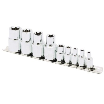 Trusa capete tubulare torx 9 bucati 17255 Trusa capete tubulare torx 9 bucati 17255