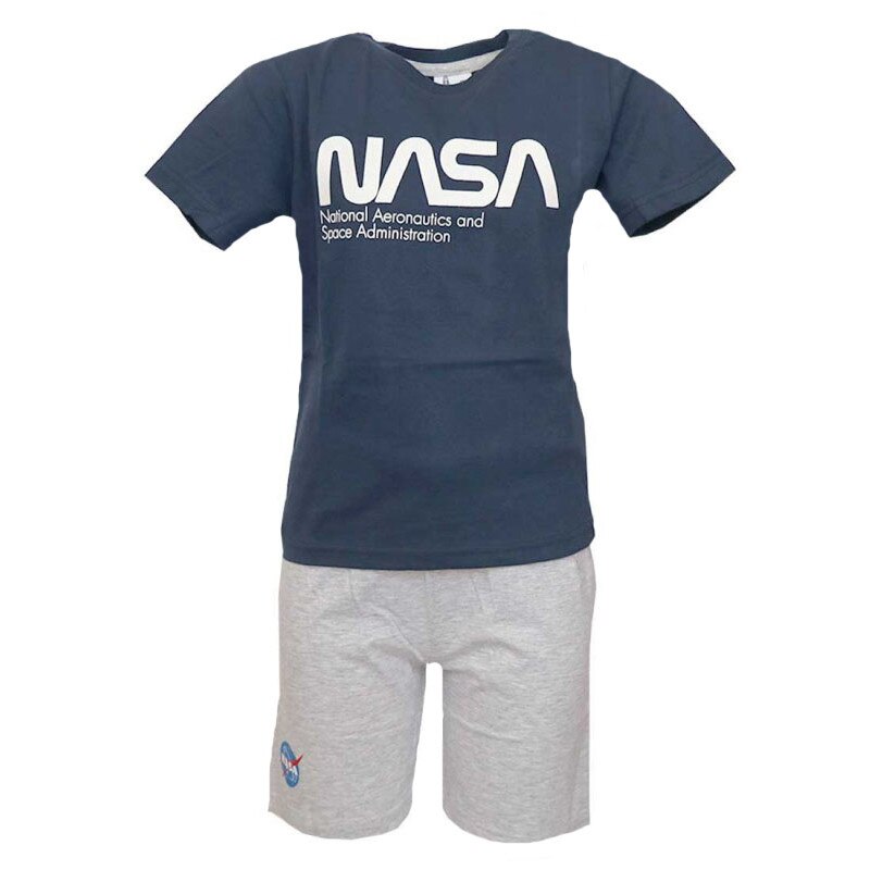 Pijama, maneca scurta, Nasa, bluemarin