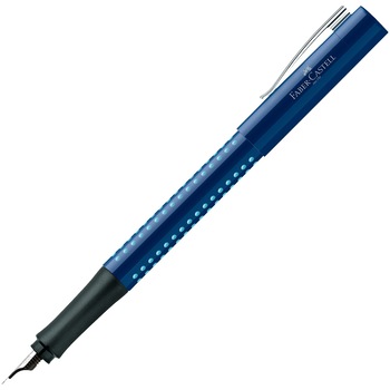 Stilou Faber-Castell Grip 2010, penita F, albastru-bleu Stilou Faber-Castell Grip 2010, penita F, albastru-bleu