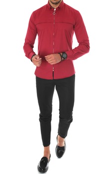 Camasa B1360, slim fit, pentru barbati, grena Camasa B1360, slim fit, pentru barbati, grena