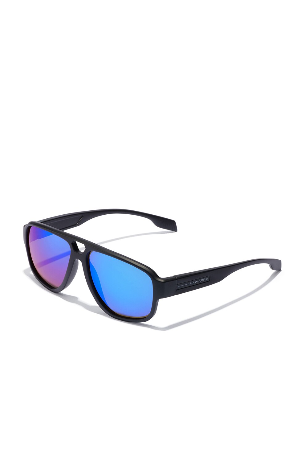 Hawkers, Ochelari de soare unisex cu lentile oglinda Steezy, Negru, 57-14-140 Standard