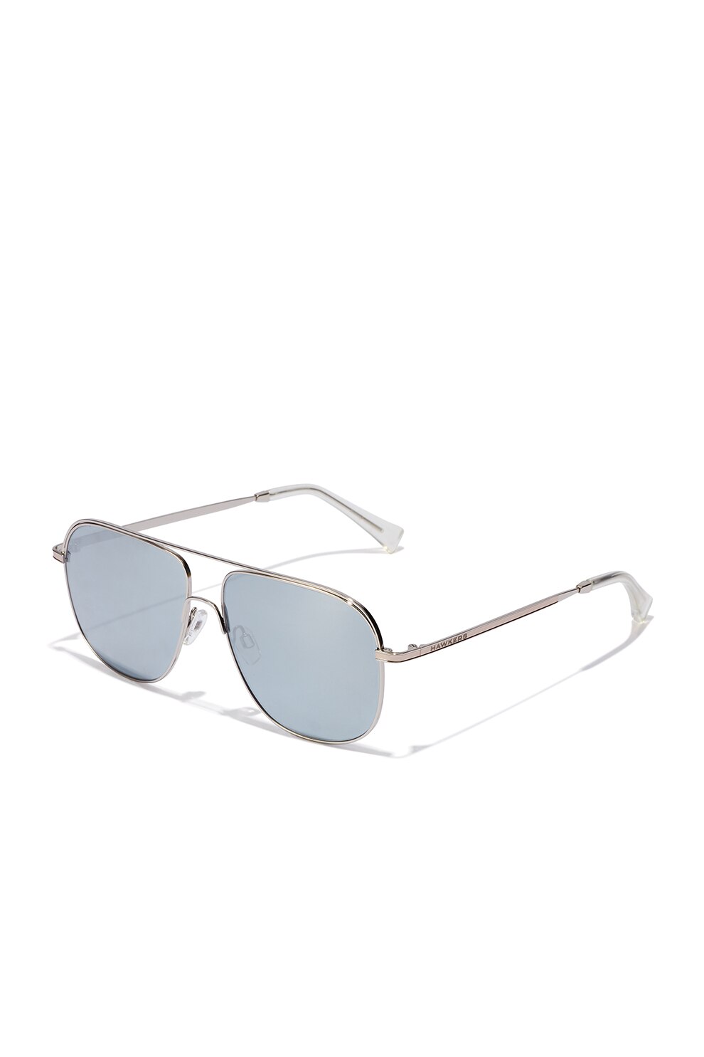 Hawkers, Ochelari de soare aviator unisex Teardrop, Argintiu, 59-14-145 Standard