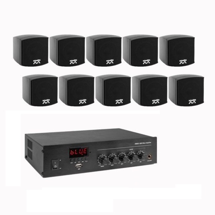 Sistem Sonorizare Studio M Omni Design basic-wall-10-BT - negru