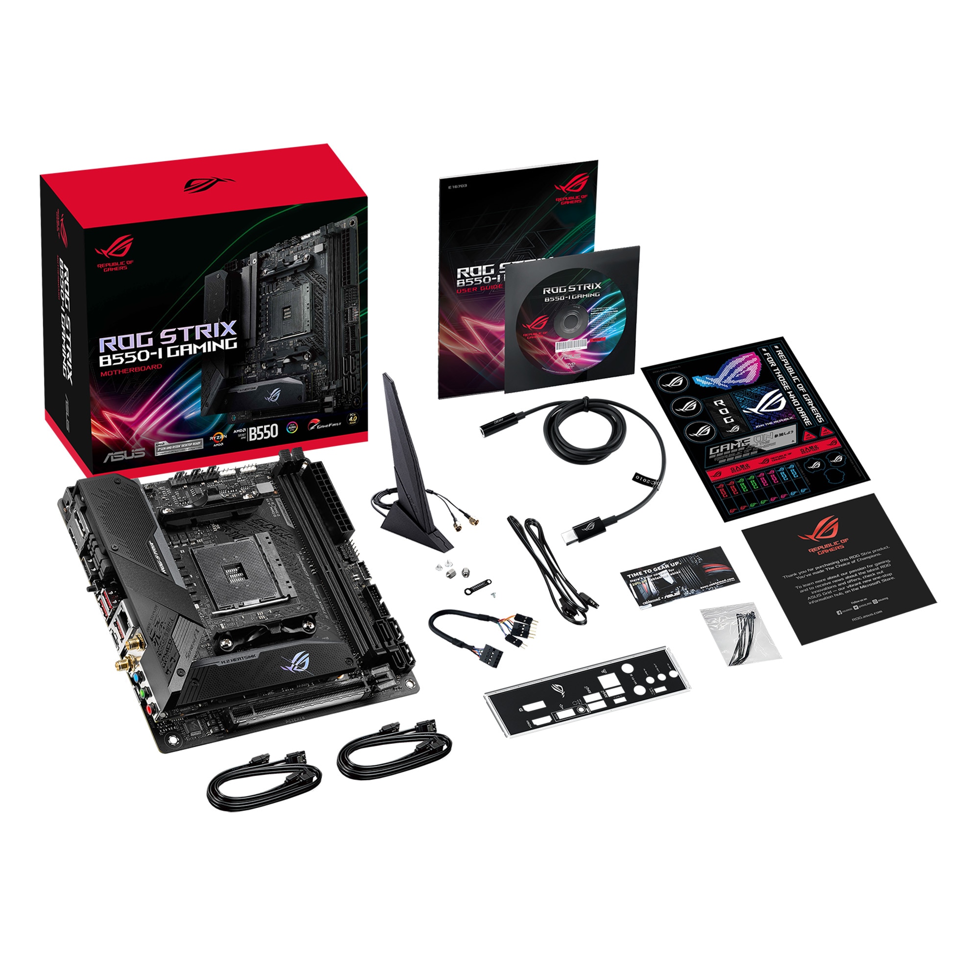 Placa de baza Asus ROG STRIX B550-I GAMING, Socket AM4 - eMAG.ro