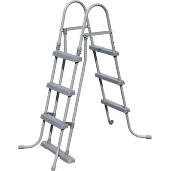Scara pentru piscina Bestway, 107 cm, 3 trepte, Gri Scara pentru piscina Bestway, 107 cm, 3 trepte, Gri