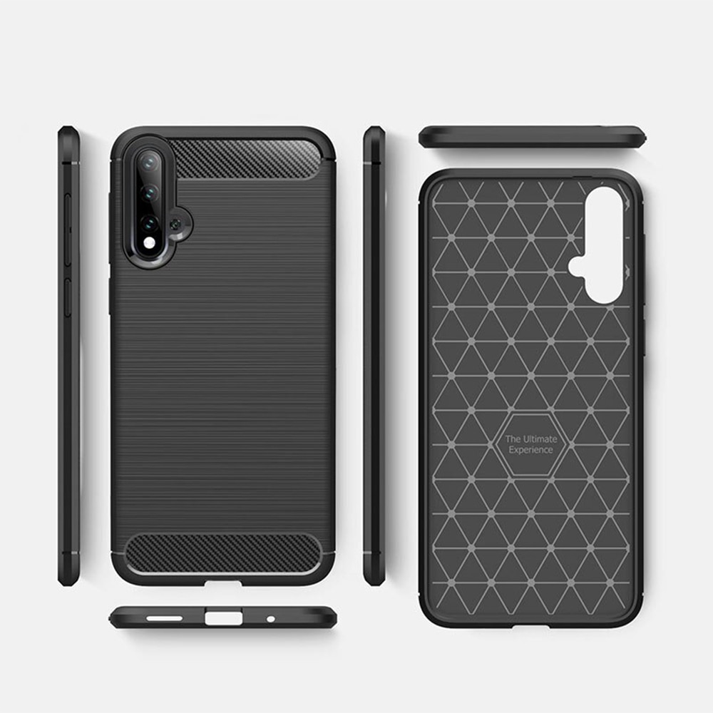 Husa OptimCarbon Bare Metal Line Ultra Protect Corner Air, Huawei Nova 5T