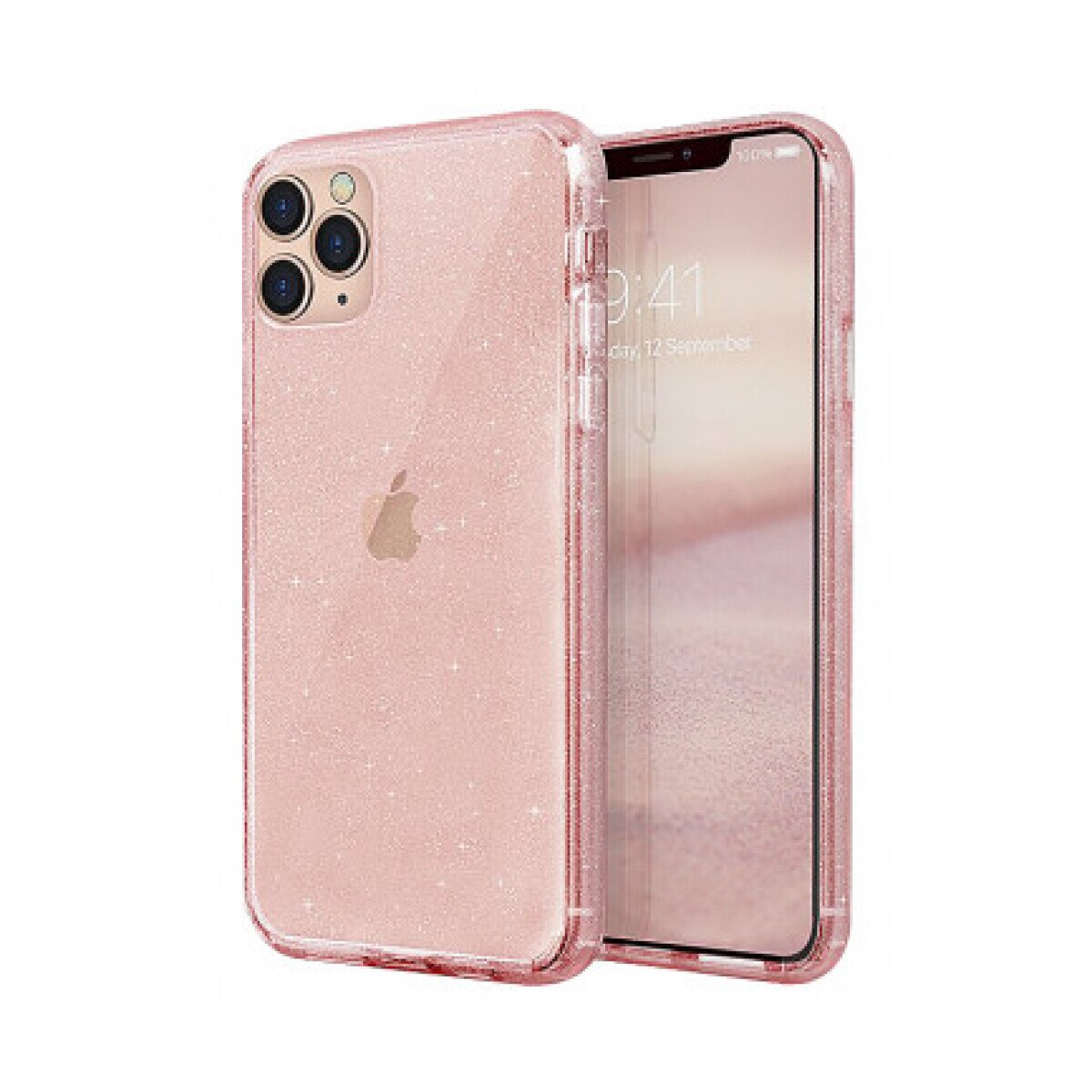 Husa Cover TPU Uniq Lifepro Tinsel pentru iPhone 11 Pro Max Roz