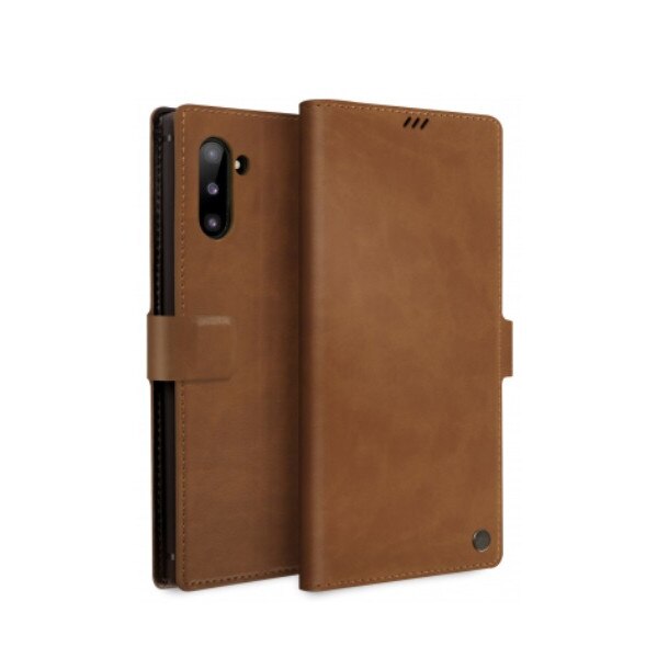 Husa de protectie Uniq pentru Samsung Galaxy Note 10 N970, Piele, Heritage, Maro