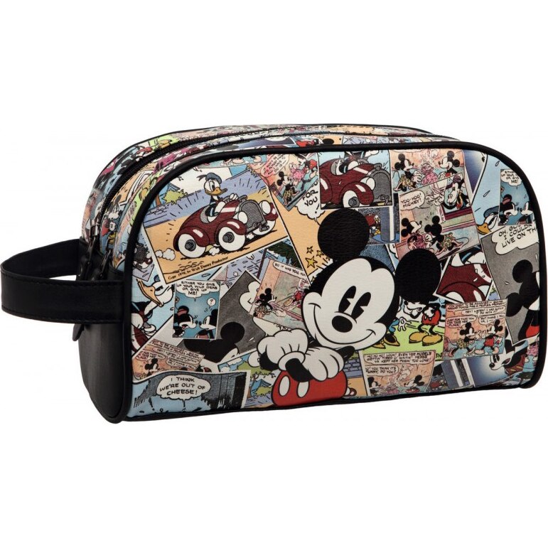Borseta Disney Mickey Comic, 2 compartimente, 26x16x11 cm