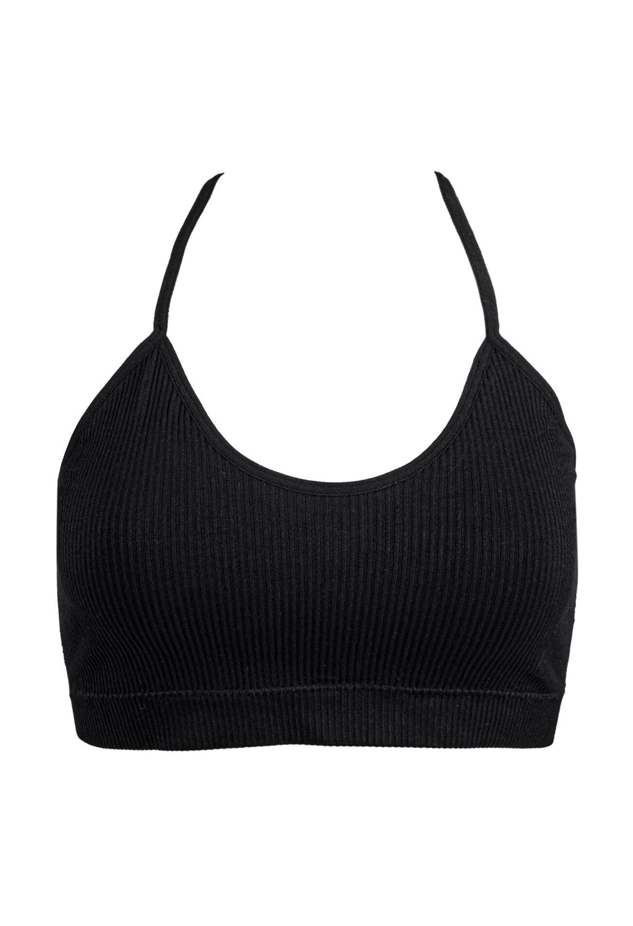 Top dama, Zola®, negru cu dungi, marime universala