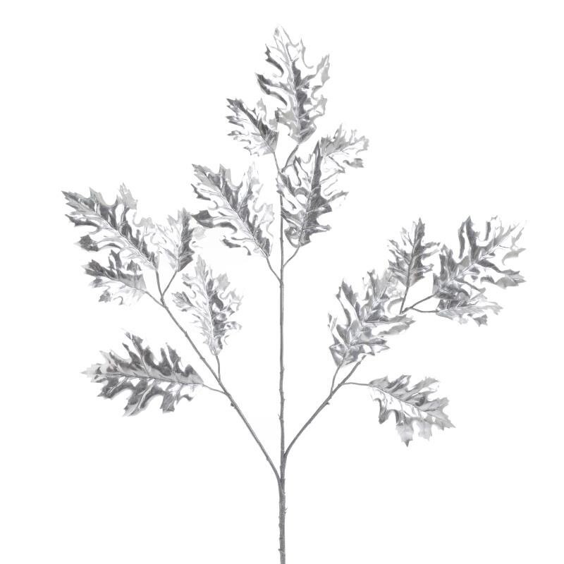 Buchet de frunze, argintiu, 68 cm