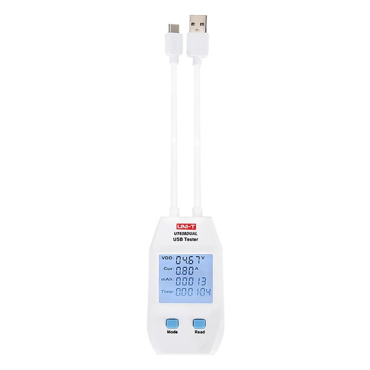 Тестер Uni-T UT658, USB, LCD дисплей, 9999 mAh