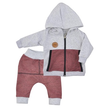 Compleu 2 piese pentru baieti Koala Dany 08-242, Gri Compleu 2 piese pentru baieti Koala Dany 08-242, Gri