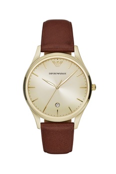 emporio armani ceas cu o curea de piele adriano maroauriu imagen 38_0_
0