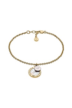 Emporio Armani, Bratara din lant de argint veritabil, Auriu/Argintiu Emporio Armani, Bratara din lant de argint veritabil, Auriu/Argintiu