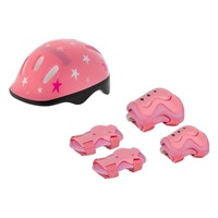 Set protectie trotineta REBEL pentru fete, roz