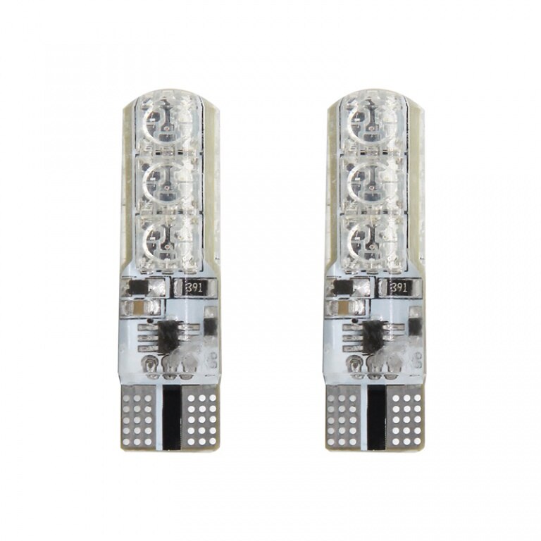 LED auto FL T10 RGB 5050 , 12V-W5W cu 4 functii, 2 buc / set