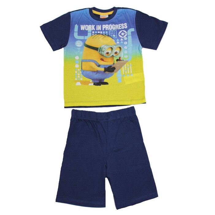 Pijama, maneca scurta, Work in progress, bluemarin