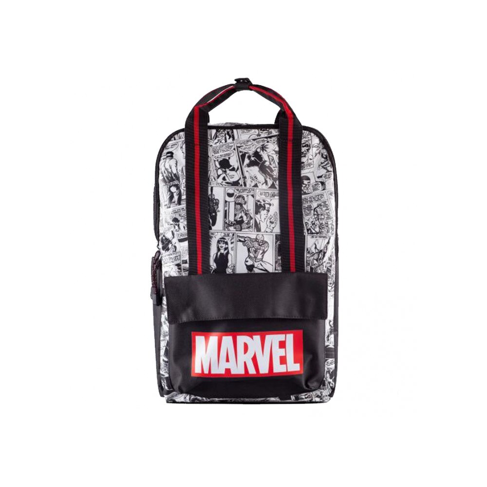 Rucsac Marvel - AOP Backpack, Alb/Negru