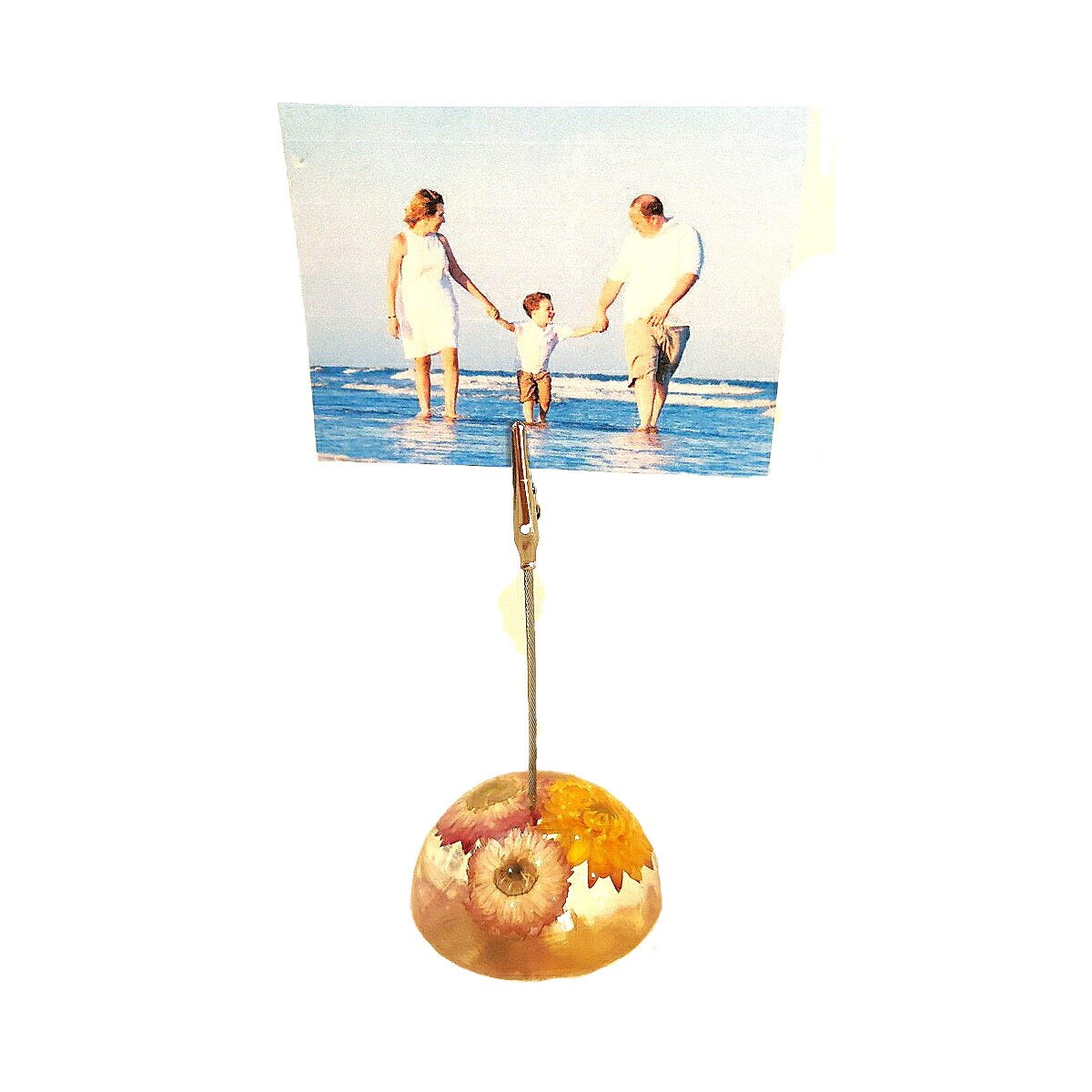 Suport foto/notice, Delirium, multicolor, flori naturale