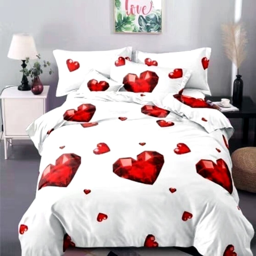 Lenjerie de pat dublu Cocolino PUCIOASA, 4 piese, 2 persoane, CO67