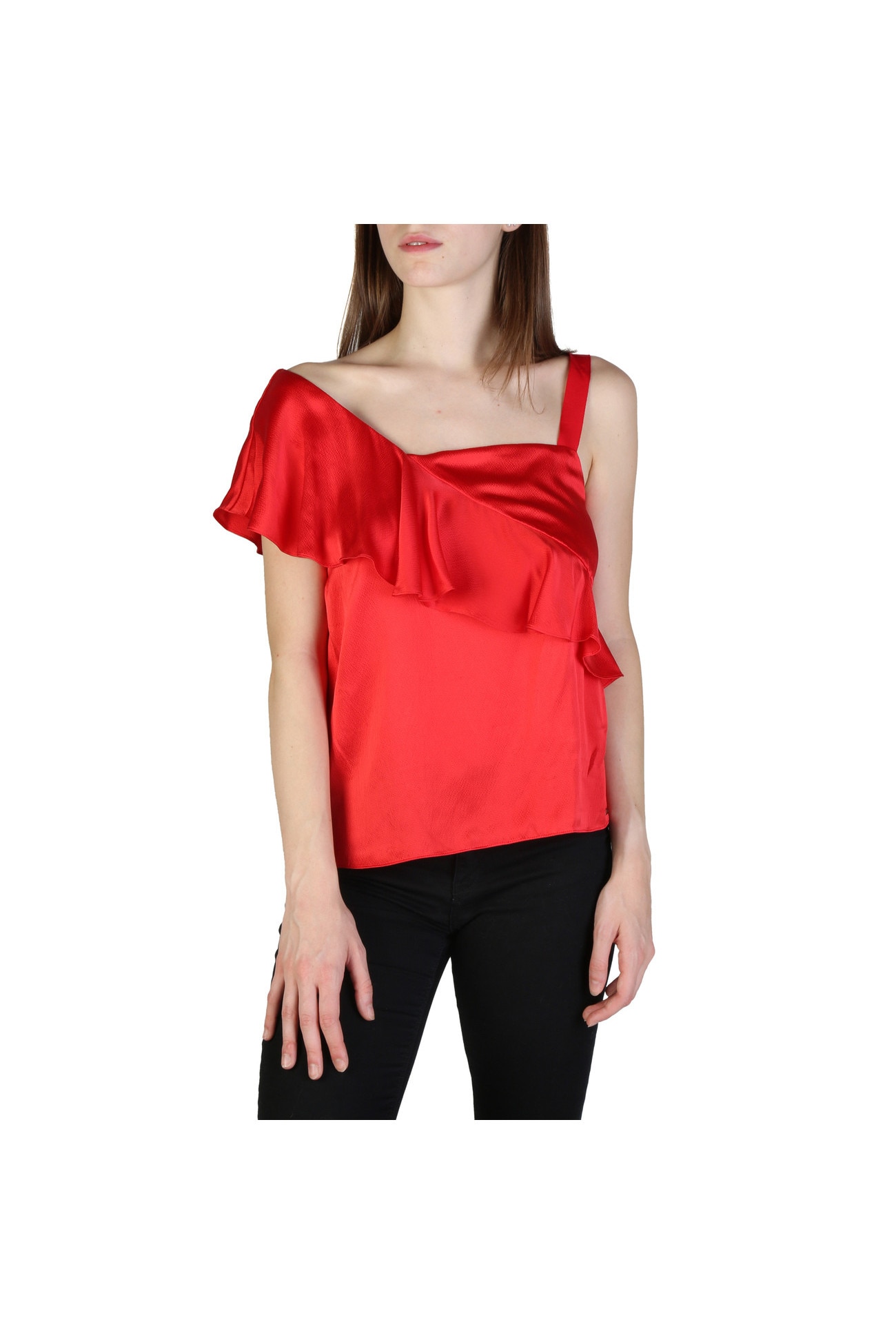 Top femei Armani Exchange model 3ZYH35YNBTZ, Rosu