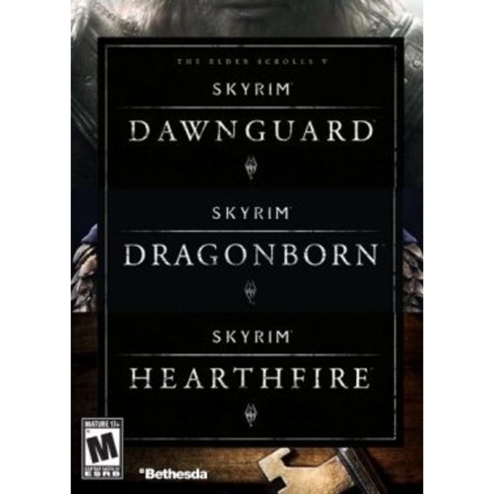 Joc The Elder Scrolls V Skyrim - Triple Pack DLC Steam Key Global PC (Cod Activare Instant)