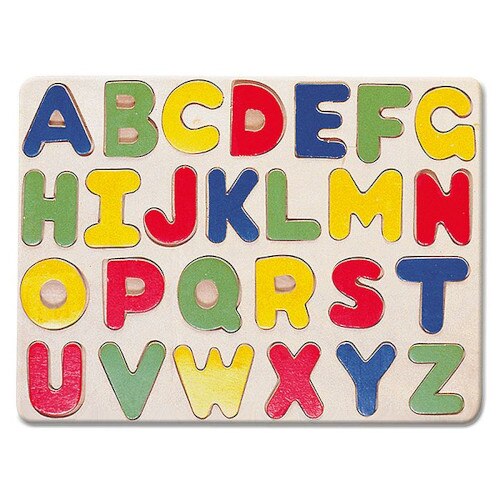Puzzle Bino din Lemn Invata Literele