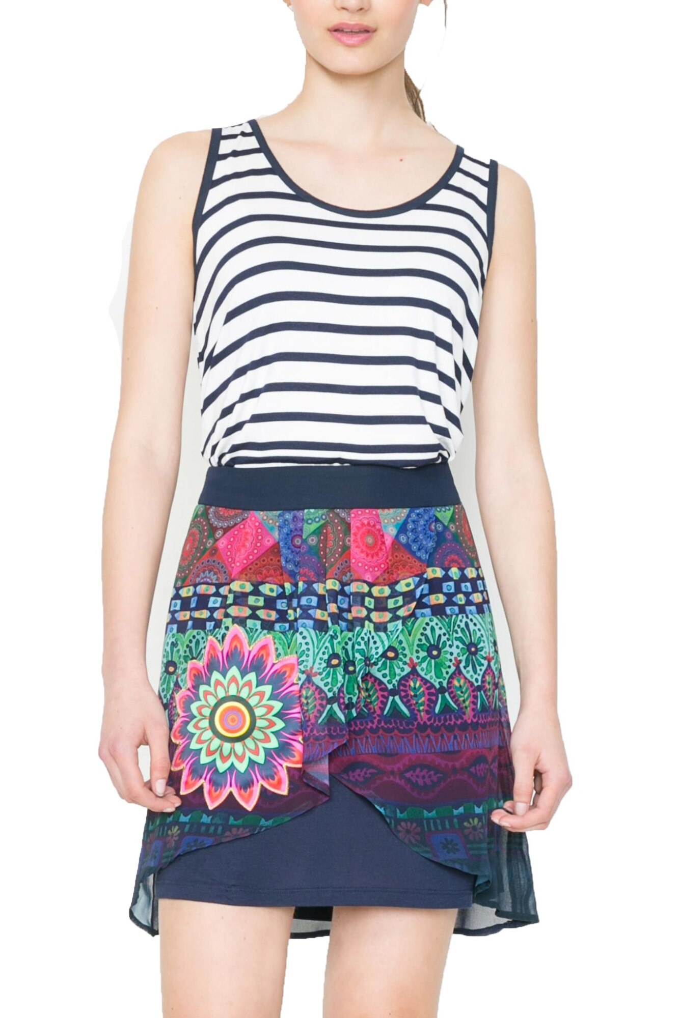 Fusta, Desigual 65F27A5, Multicolor