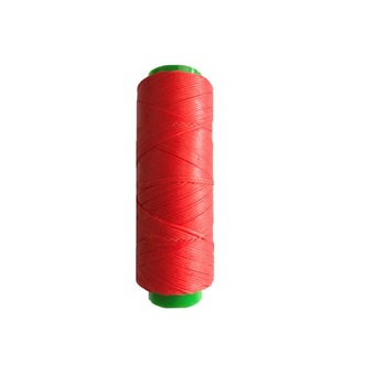 Ata cerata pentru cusut piele manual, rosu 100 m, 0,75mm grosime Ata cerata pentru cusut piele manual, rosu 100 m, 0,75mm grosime
