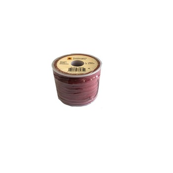 Ata din bumbac usor cerata, visiniu pentru cusut piele manual 100 m, 0.7 mm grosime Ata din bumbac usor cerata, visiniu pentru cusut piele manual 100 m, 0.7 mm grosime