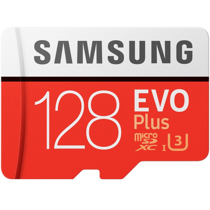 Samsung EVO Plus 128GB microSD (SDXC Class10) (MB-MC128HA/EU) memória kártya adapterrel