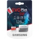 Card de memorie Samsung MicroSDXC EVO Plus, 128GB, UHS-1 (U3), (2020), Clasa 10 + Adaptor SD