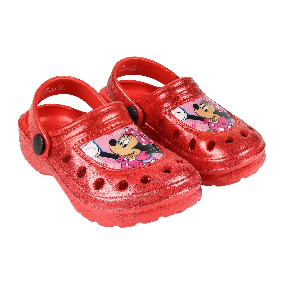 Saboti Cerda EVA Minnie Mouse Sparkle Rosu